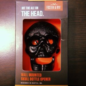 Foster & Rye Wall Mount Skull Bottle Opener
